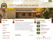 Tablet Screenshot of cottonwoodschool.org